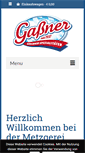 Mobile Screenshot of metzgerei-gassner.de