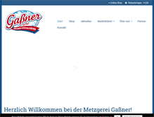 Tablet Screenshot of metzgerei-gassner.de